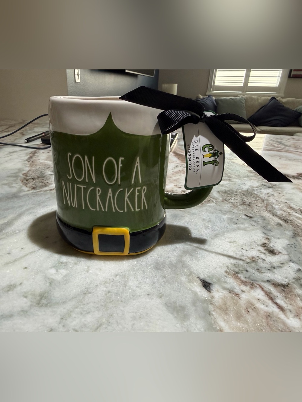 Rae Dunn Green 'Son of a Nutcracker' Novelty Ceramic Mug